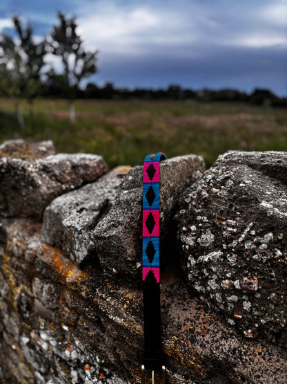 Polo Belt Pink & Blue