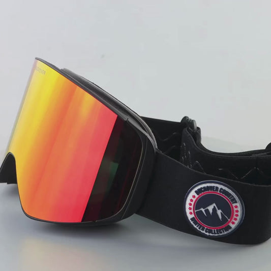 Alpine Hunters Ski Goggles Lava